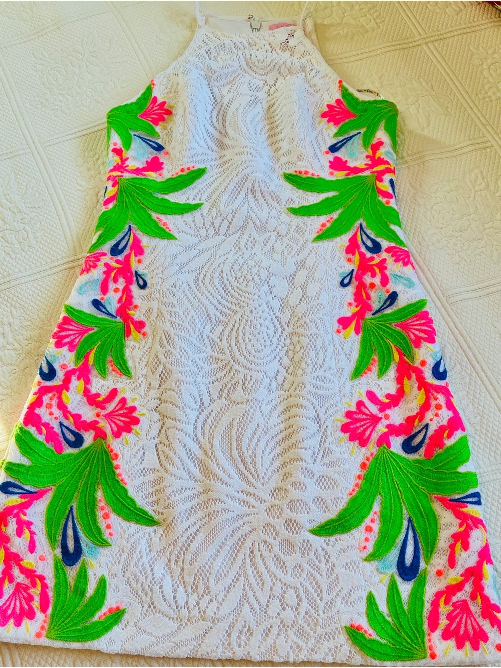 Lilly Pulitzer Pearl Lace Dress, 00 - Picture 7 of 8